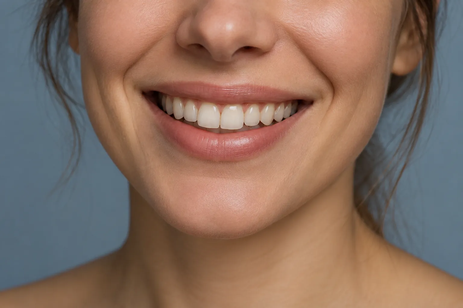 A natural smile