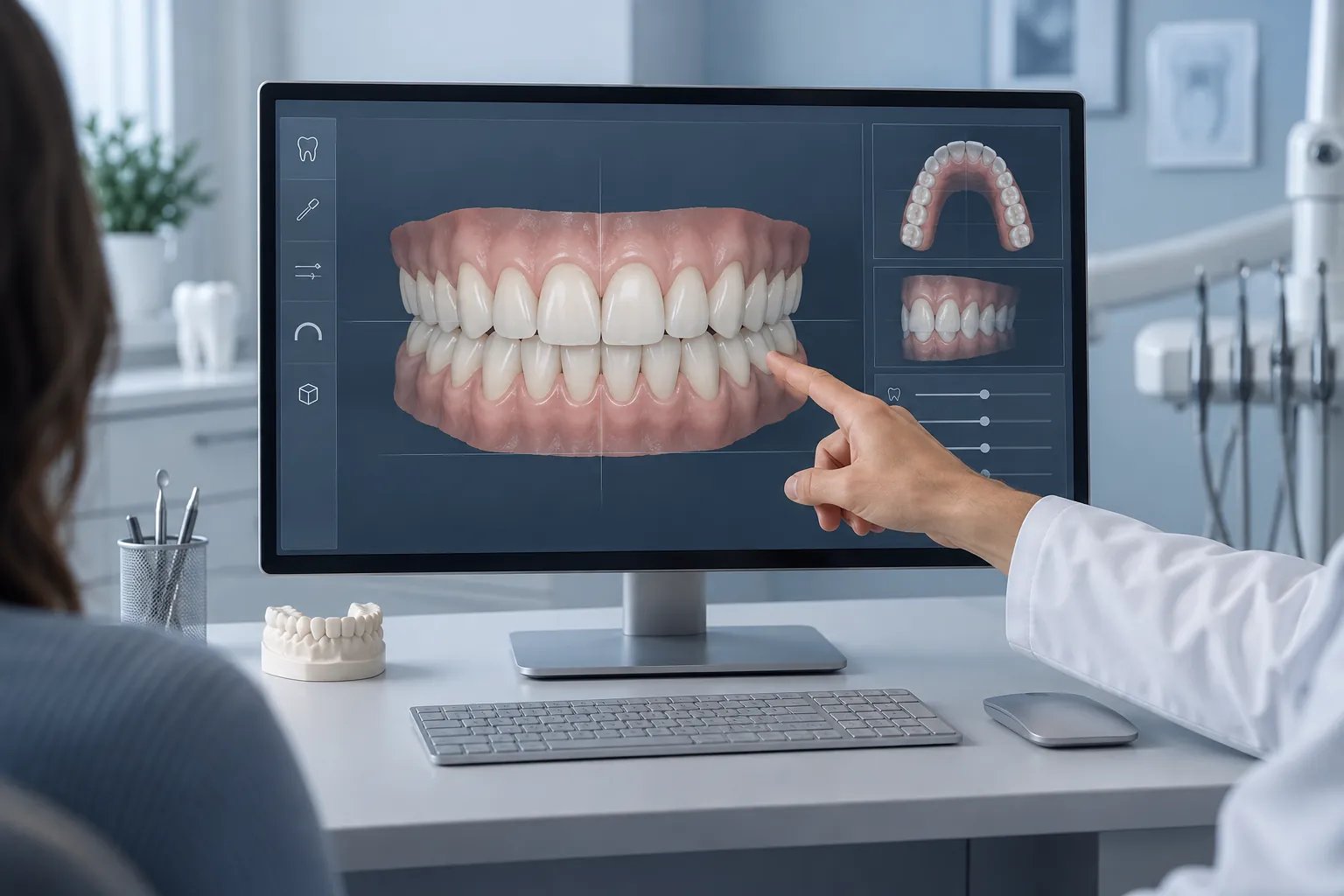 Digital smile simulation