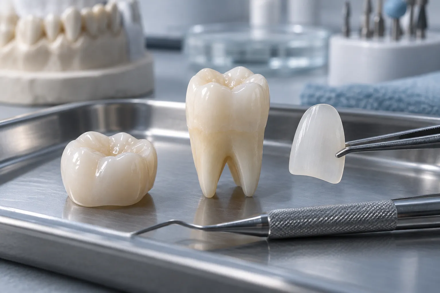 Ceramic crown and veneer