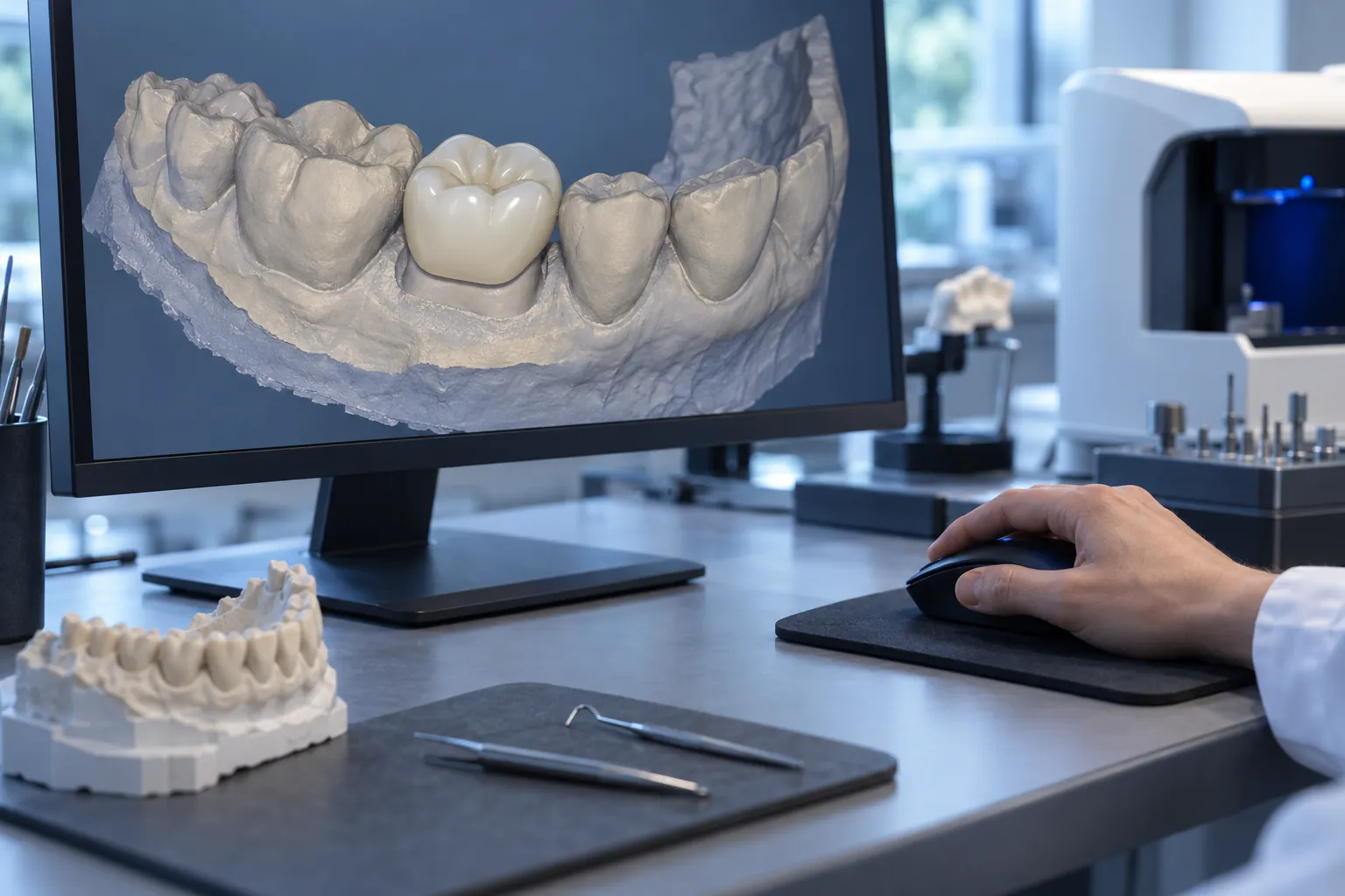 Digital design of a dental restoration