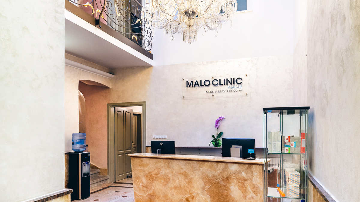 Rezeption der MALO CLINIC Prague
